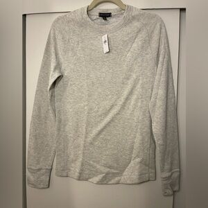 NEW Banana Republic Grey Long Sleeve T Heather grey Size XS -NWT